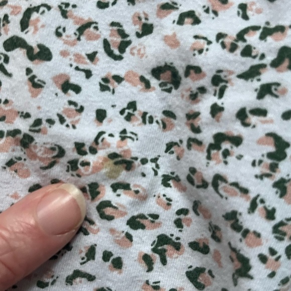 Pact White Pink Green Floral Sleeveless Knee Length Skater Dress Size L Spring - Picture 8 of 10